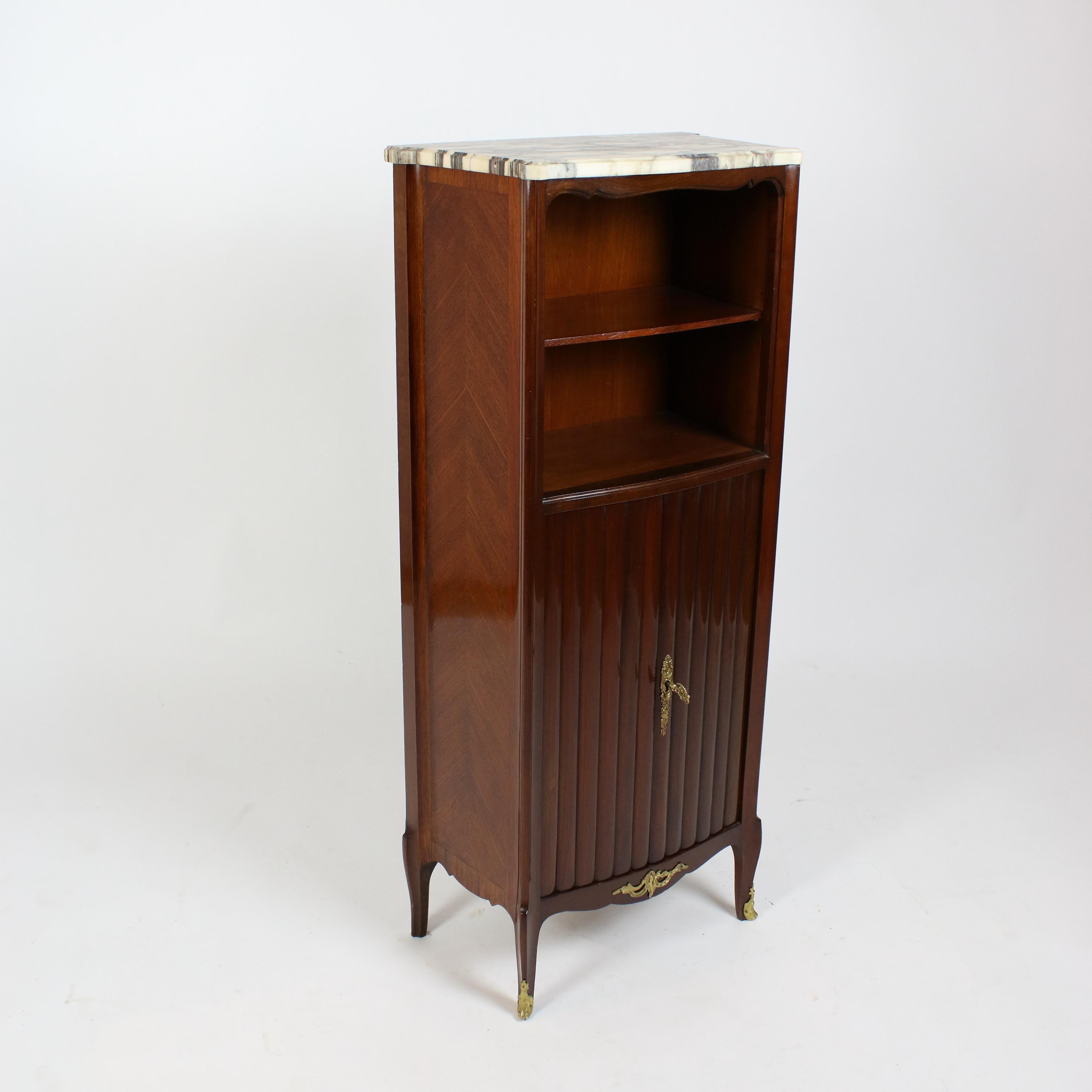Late 19th Century French Louis XV Transition Tall Boy or Shelf For Sale 2