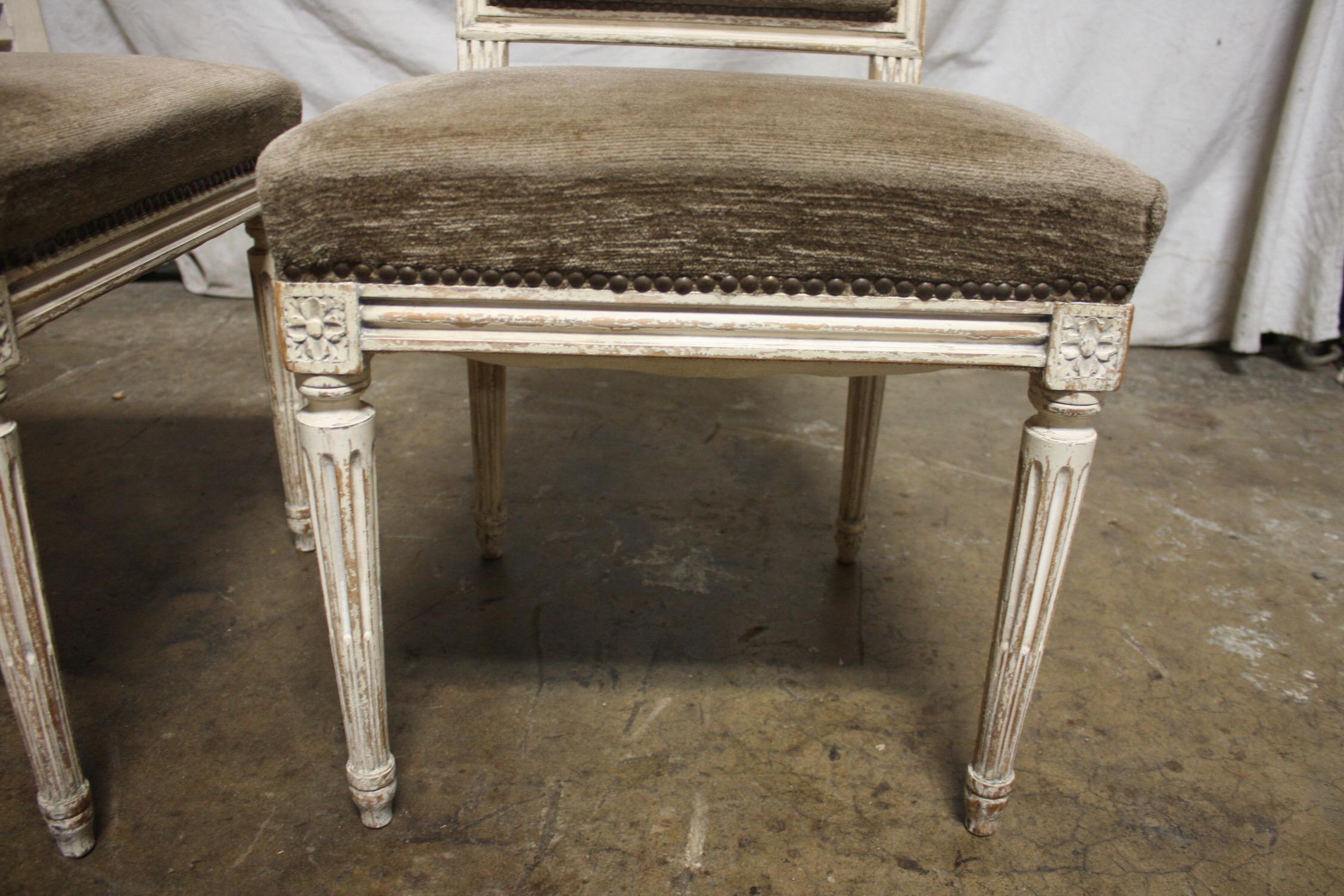 Late 19th Century French Louis XVI Dining Chairs 5
