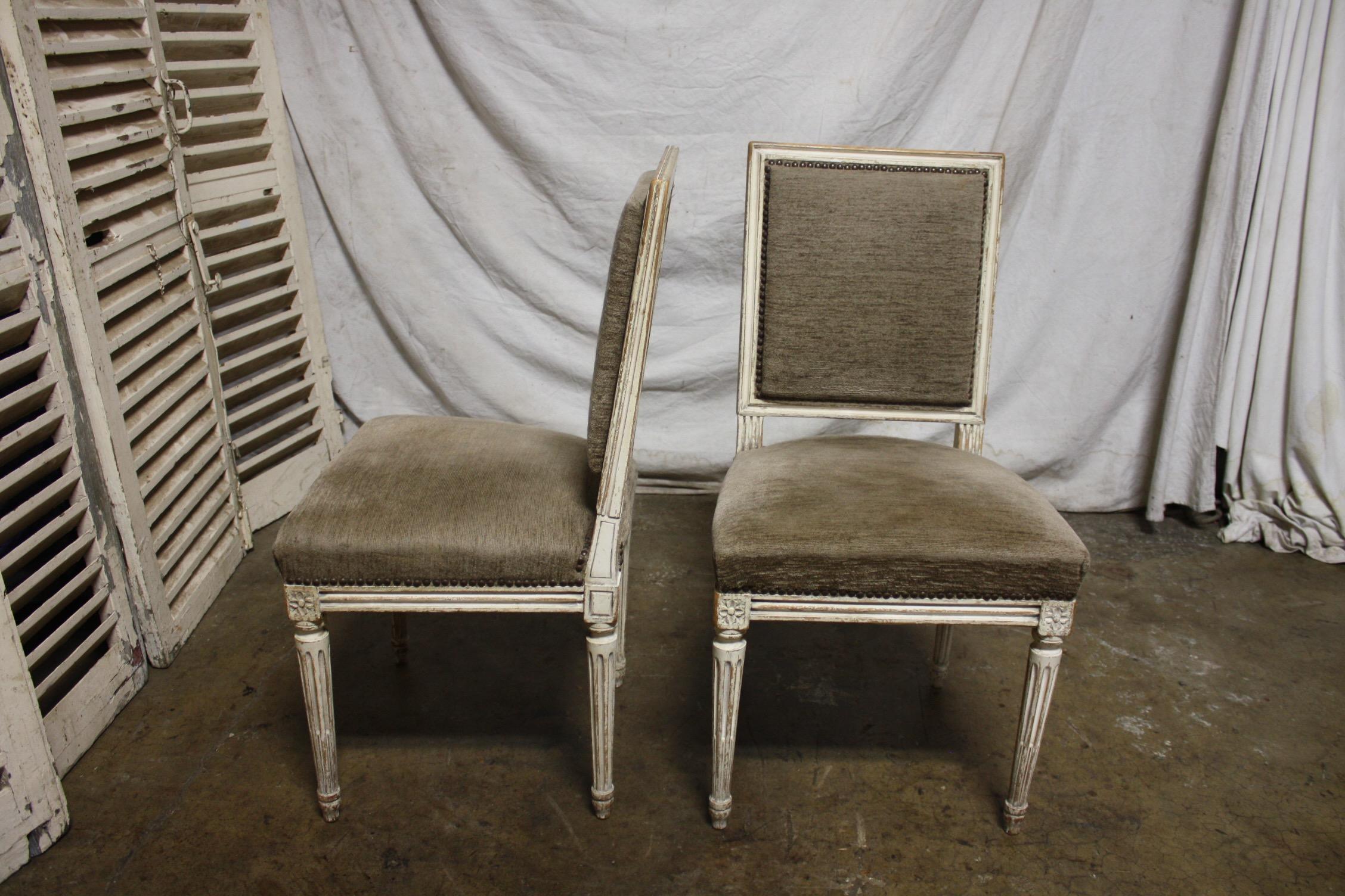 Late 19th Century French Louis XVI Dining Chairs 6
