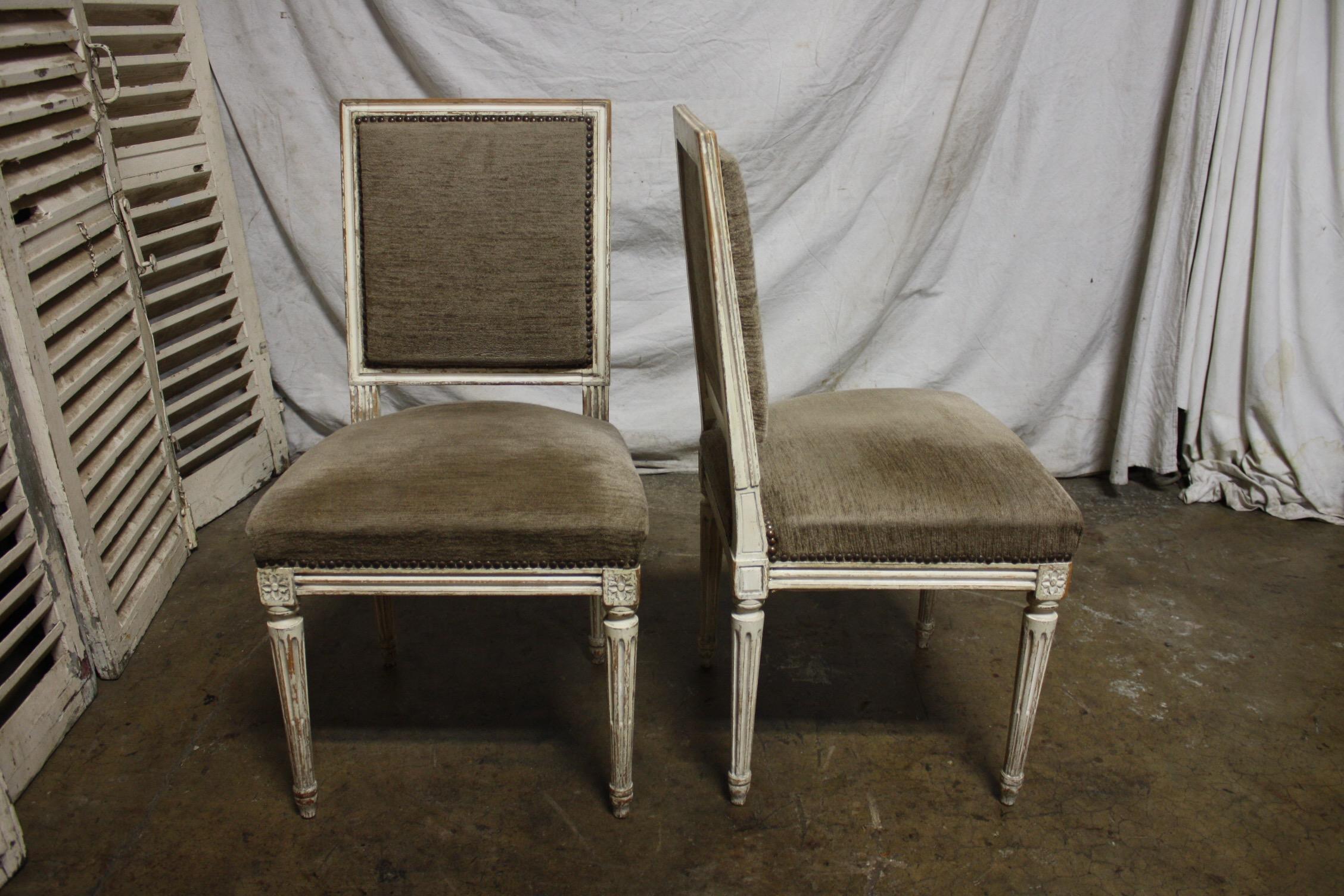 Late 19th Century French Louis XVI Dining Chairs 7