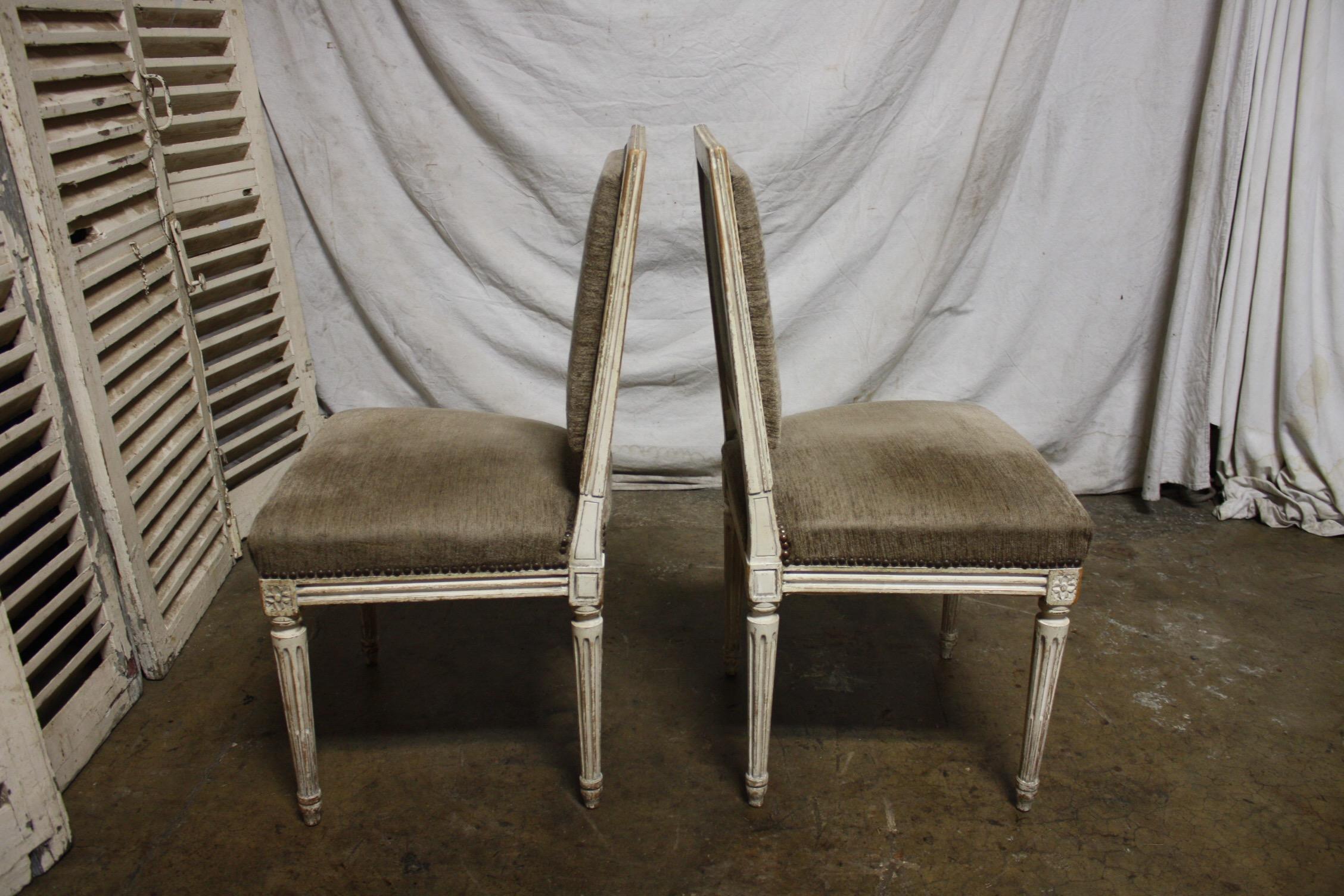Late 19th Century French Louis XVI Dining Chairs 8