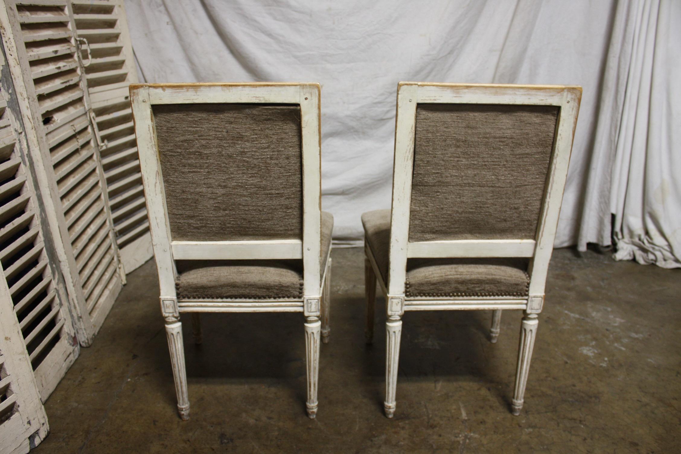 Late 19th Century French Louis XVI Dining Chairs 9