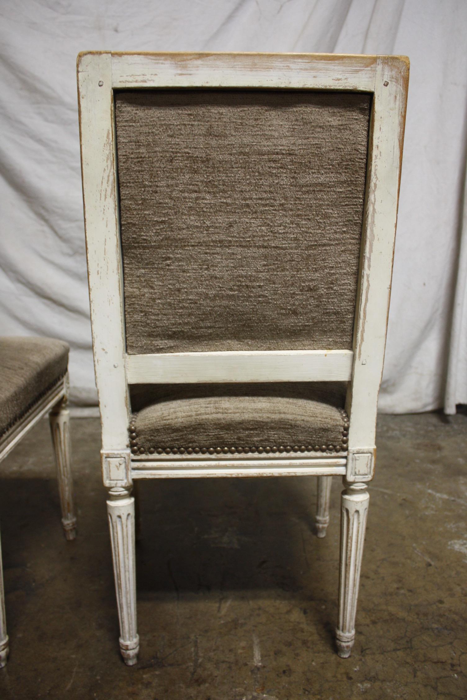 Late 19th Century French Louis XVI Dining Chairs 10