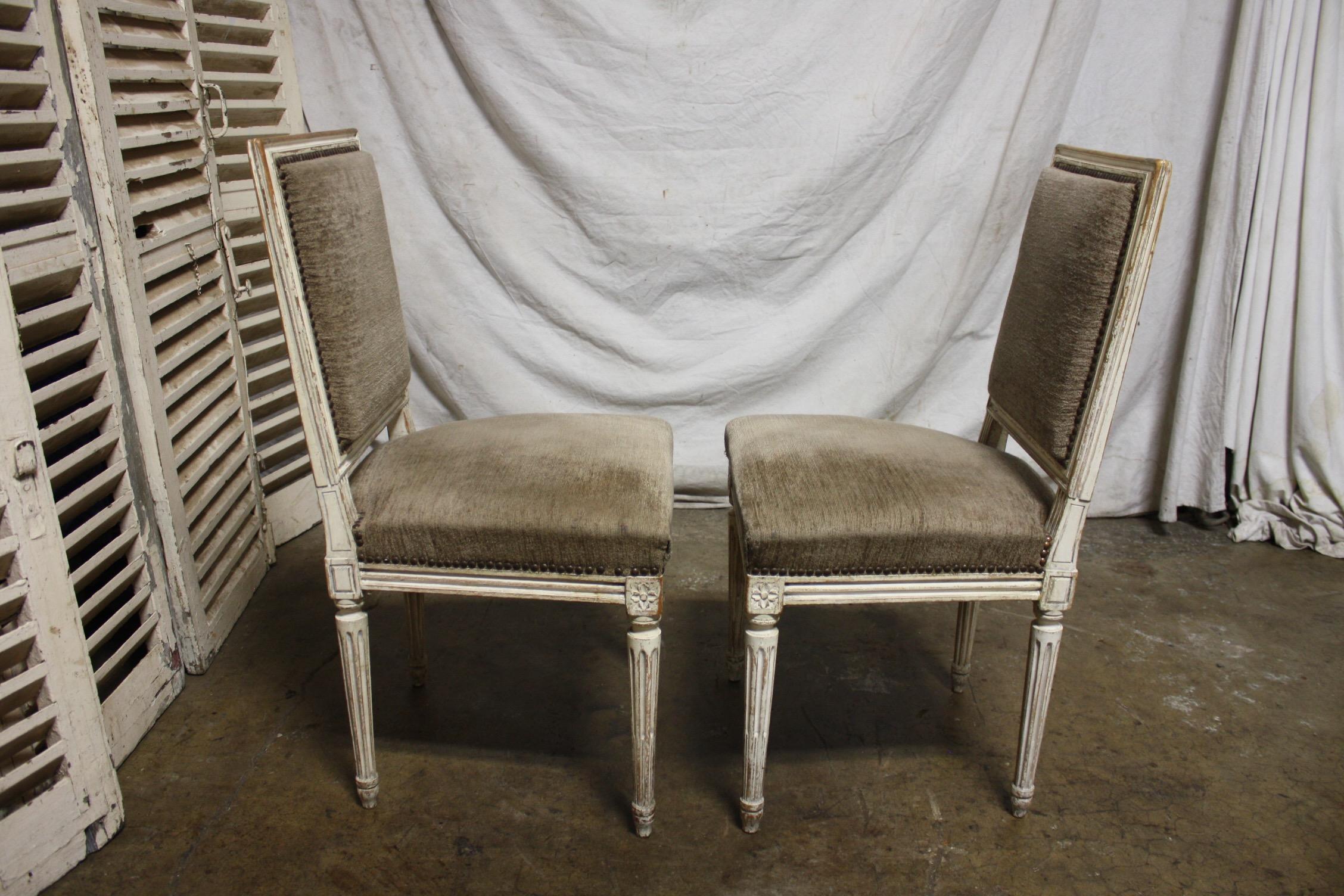 Late 19th Century French Louis XVI Dining Chairs 11