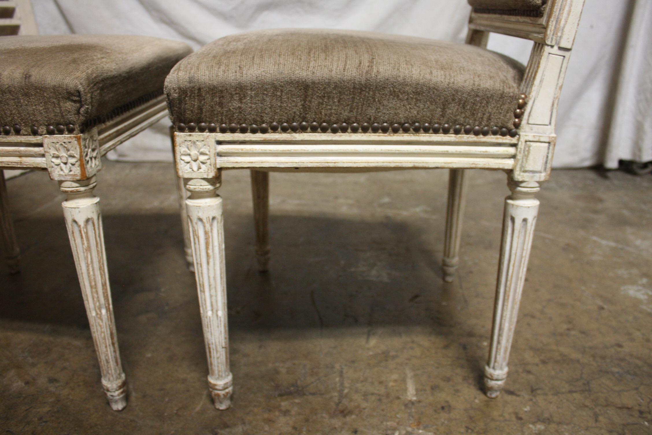 Late 19th Century French Louis XVI Dining Chairs 12