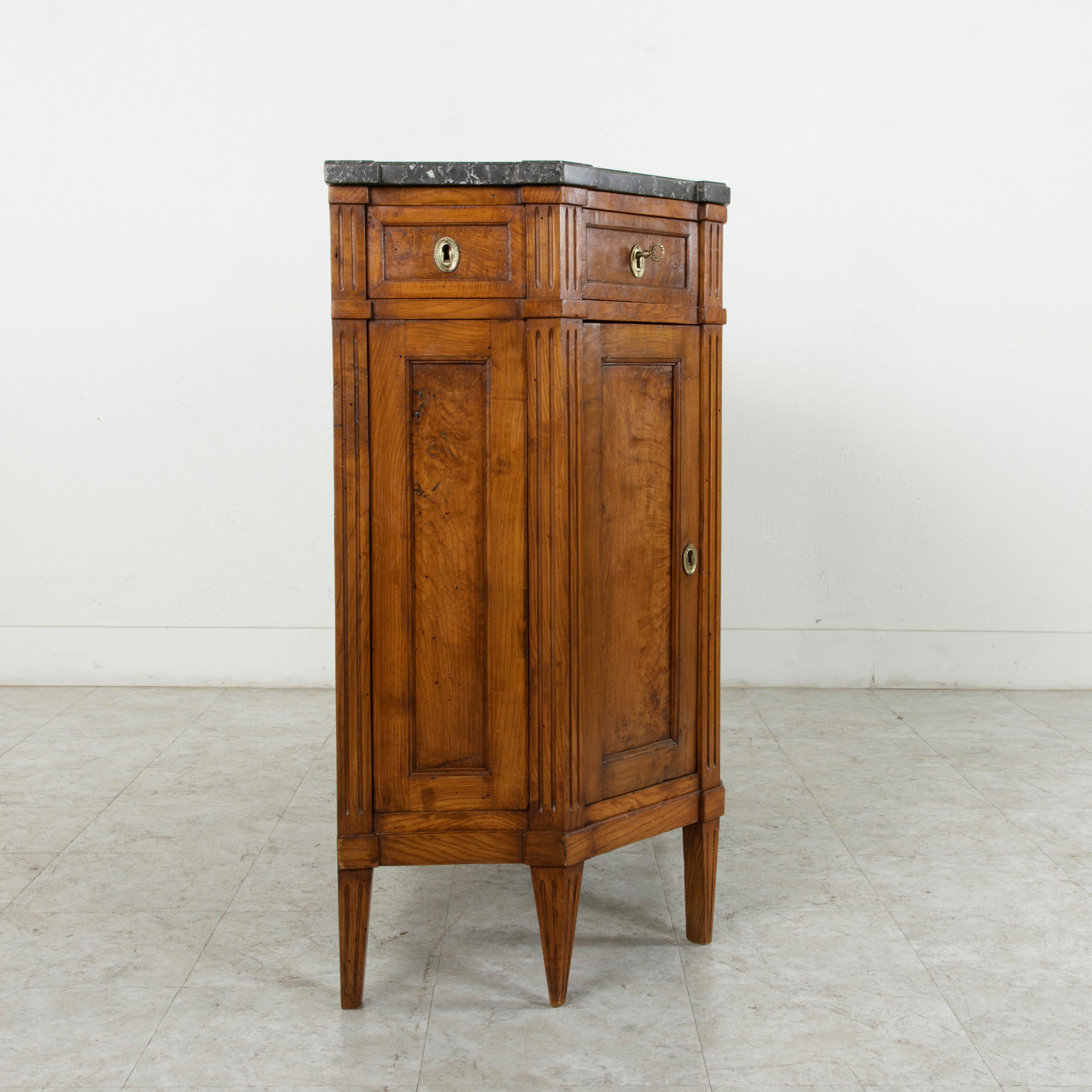 Late 19th Century French Louis XVI Style Ash Buffet or Sideboard, Marble Top 3