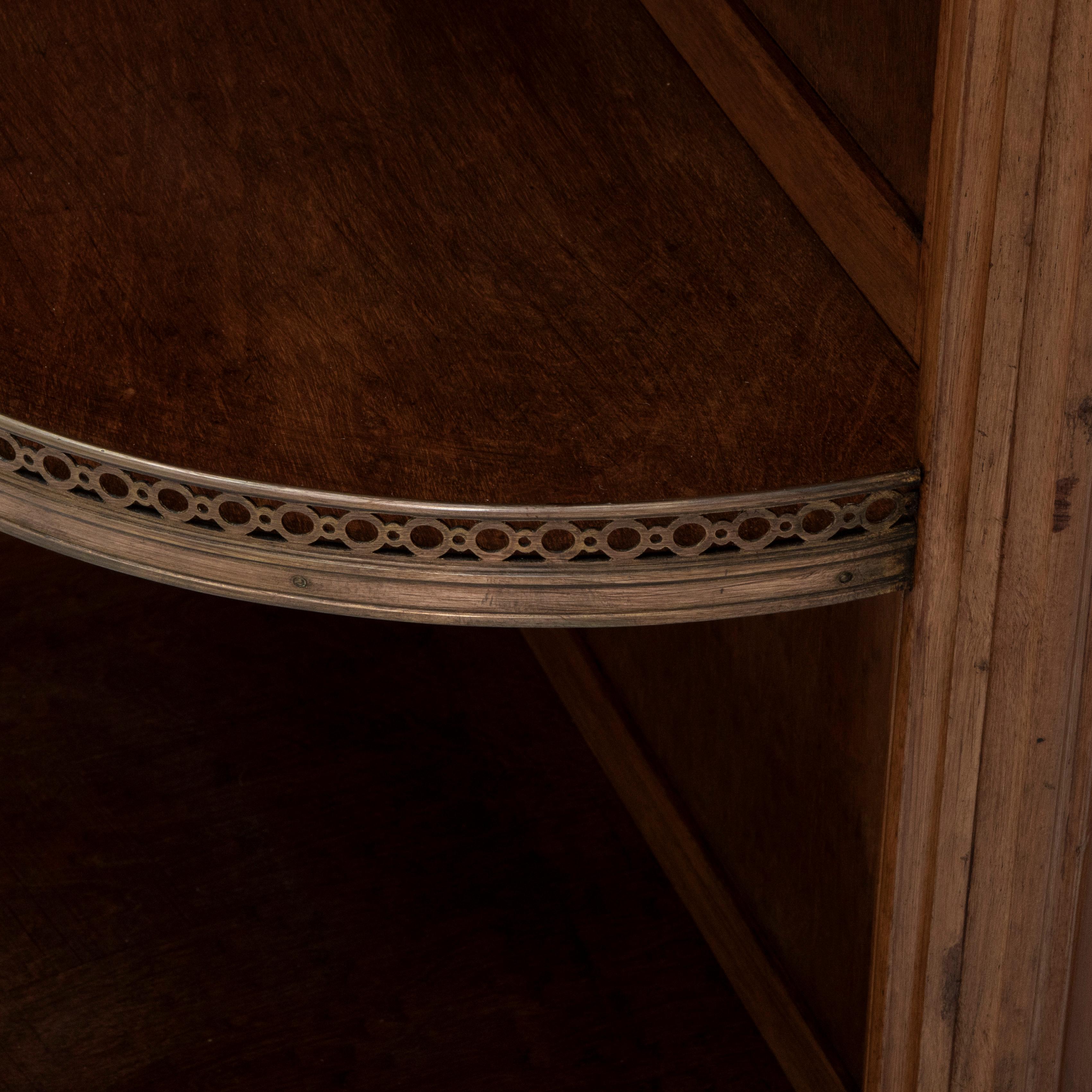 Late 19th Century French Louis XVI Style Mahogany and Marble Buffet, Sideboard 9