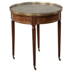 Late 19th Century French Louis XVI Style Mahogany Table Bouillotte Game Table