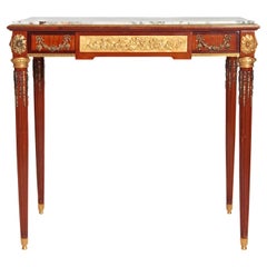 Late 19th Century French Louis XVI Style Mahogany Writing Table