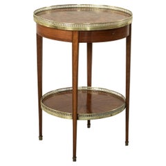 Late 19th Century French Louis XVI Style Rosewood Marquetry Side Table