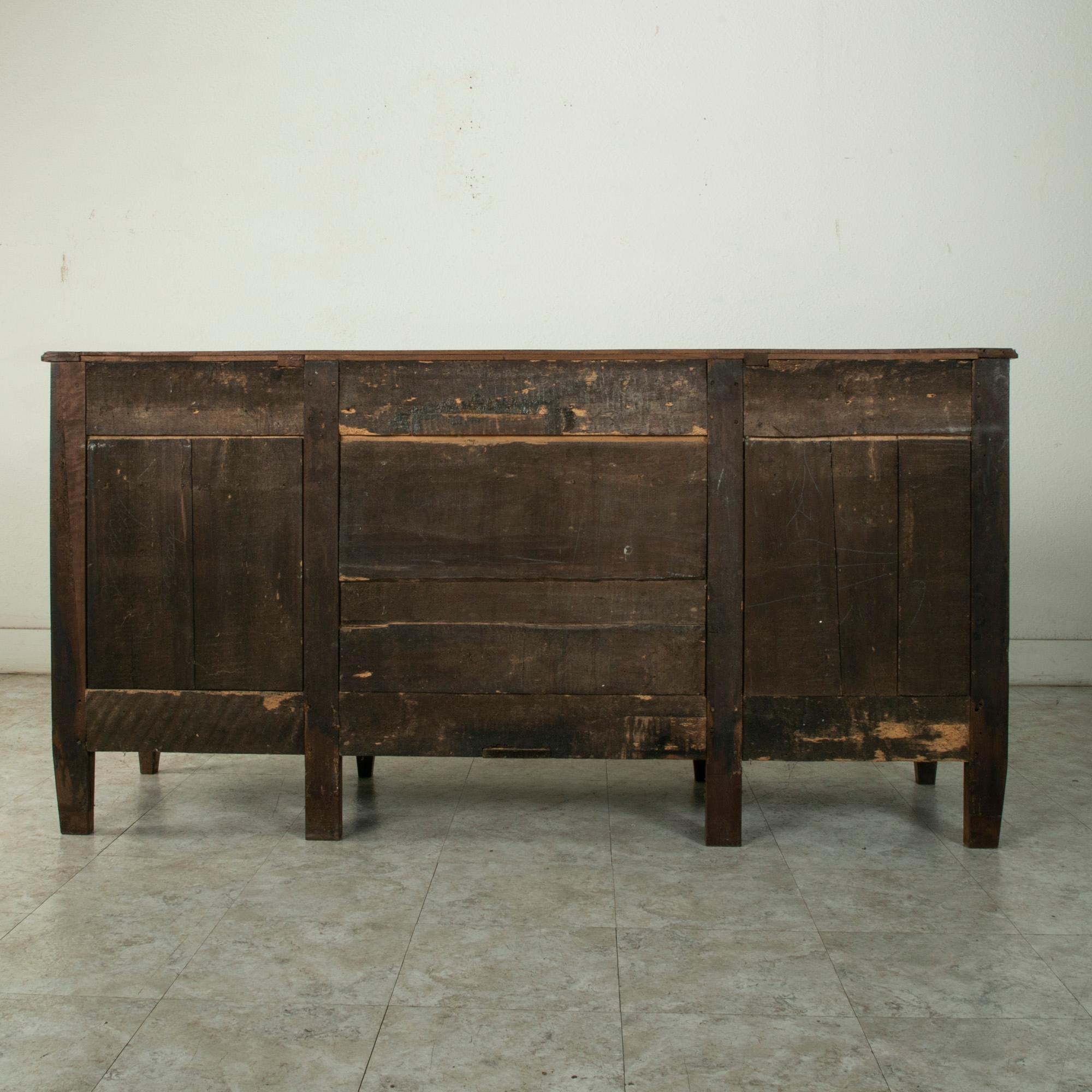 Late 19th Century French Louis XVI Style Walnut Enfilade, Sideboard, Buffet 1