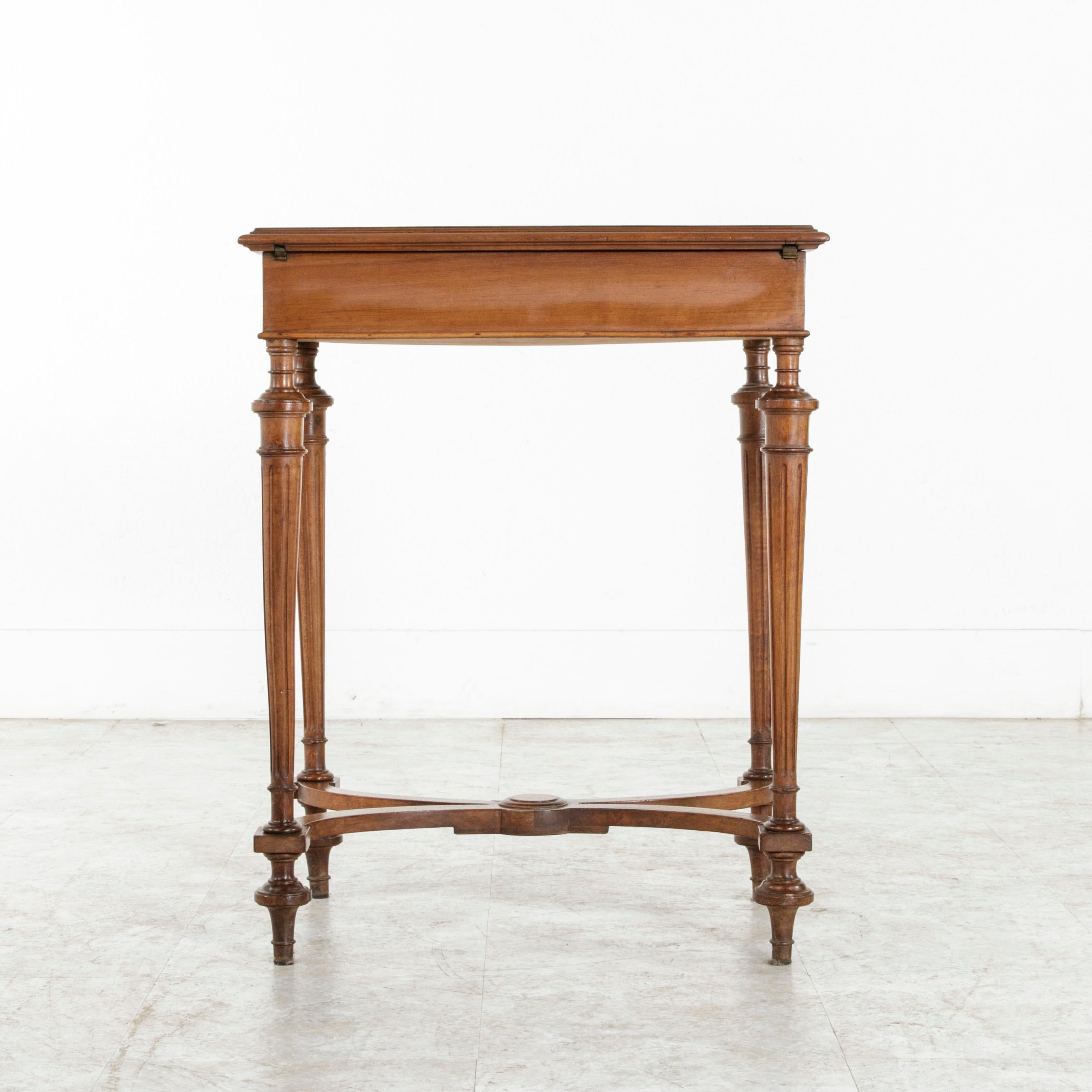 Late 19th Century French Louis XVI Style Walnut Side Table or Occasional Table 1