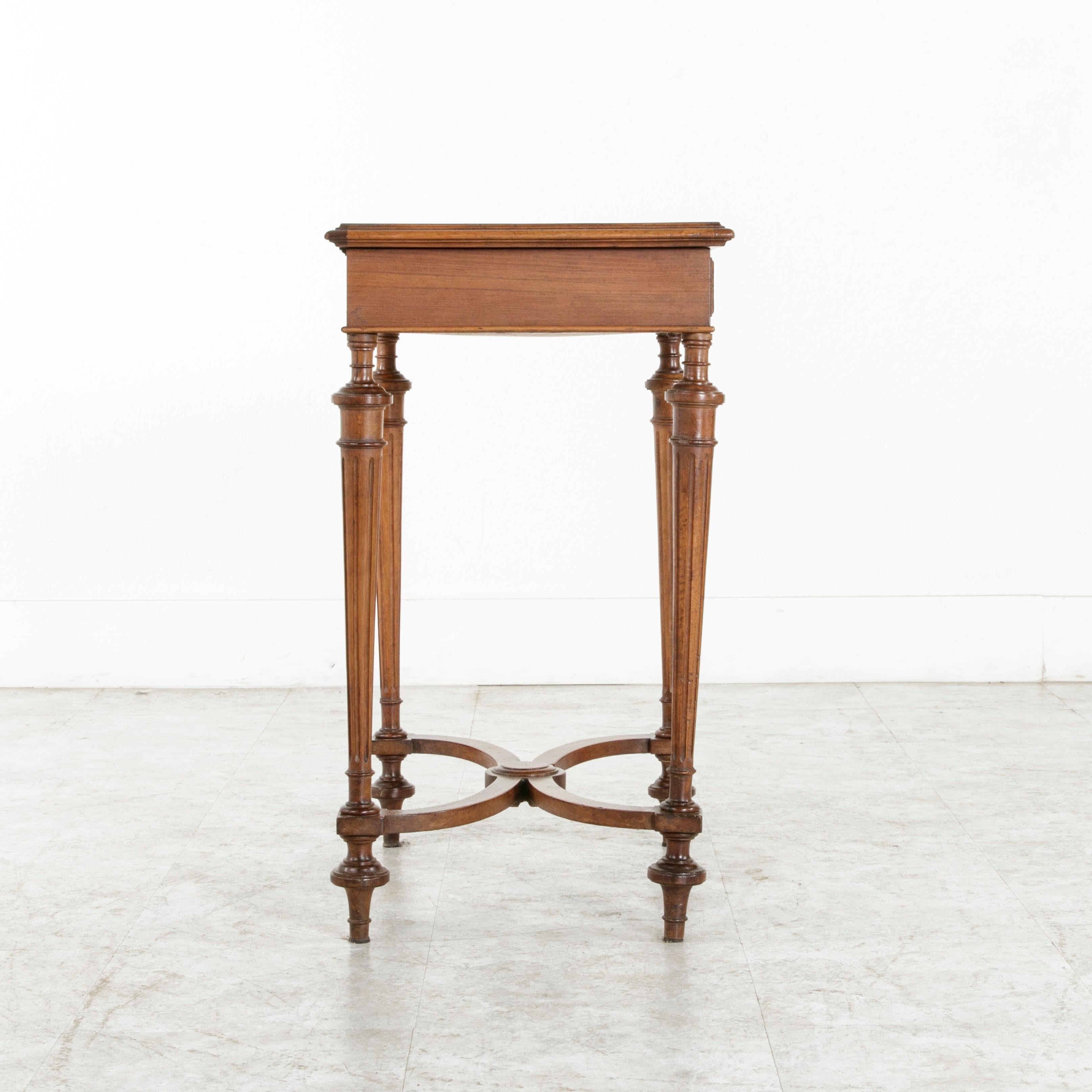 Late 19th Century French Louis XVI Style Walnut Side Table or Occasional Table 2