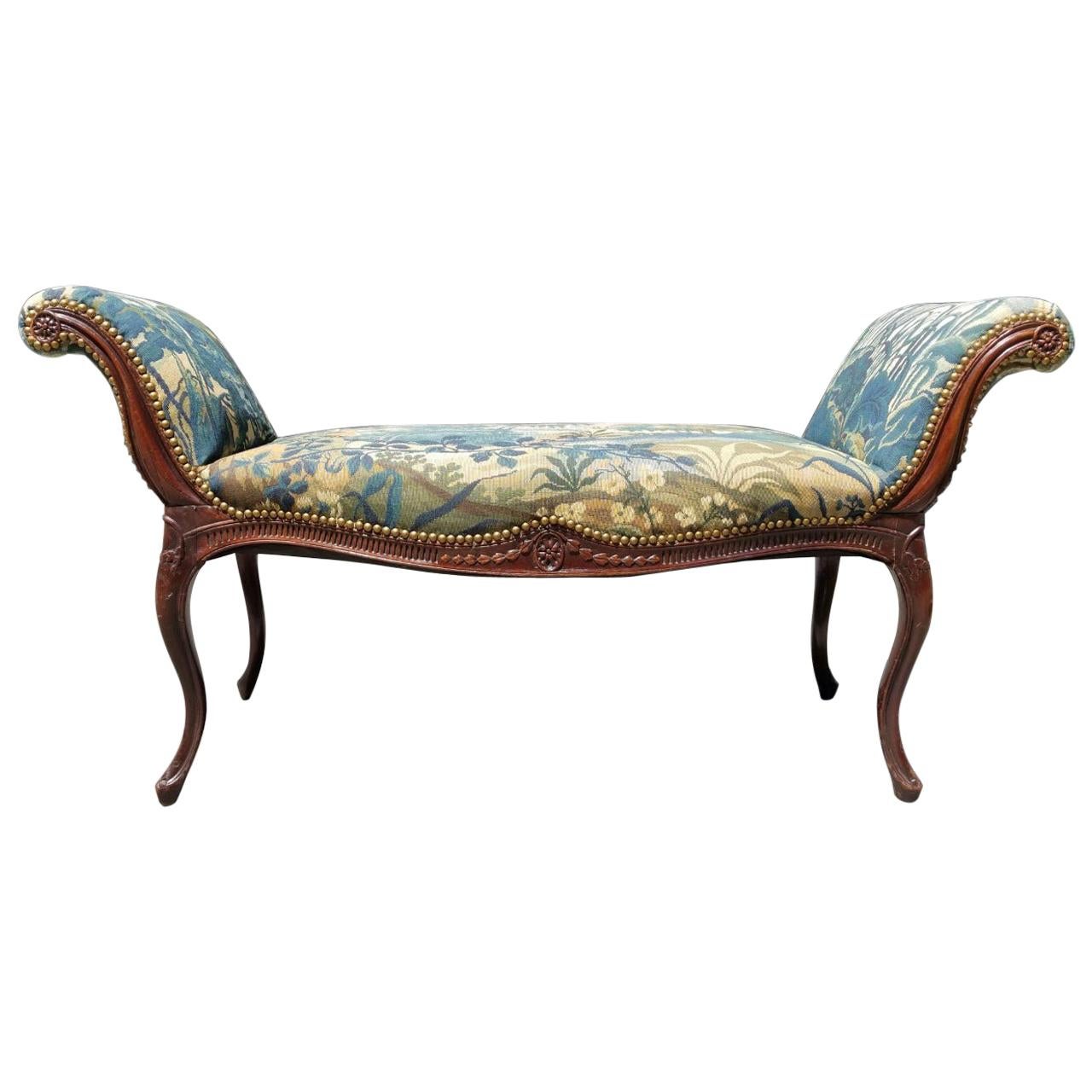 Banc de fenêtre Louis XVI de la fin du XIXe siècle