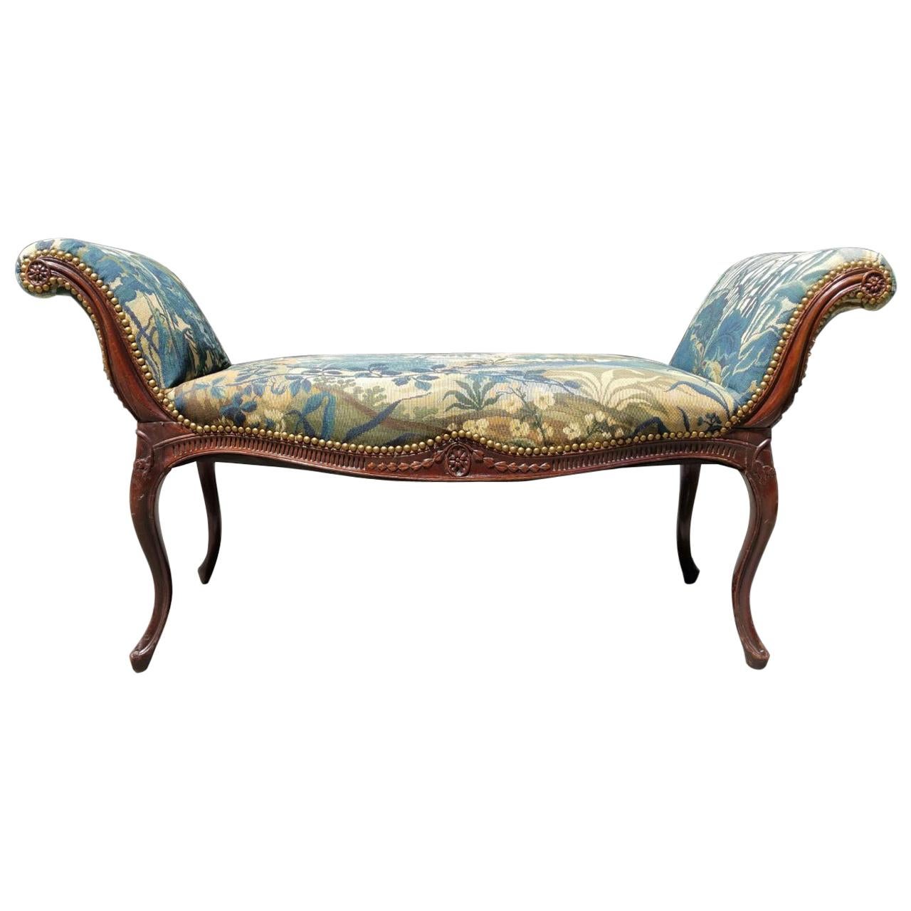 Late 19th Century French Louis XVI Window Bench