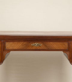 Late 19th Century French Mahogany and Leather Writing Desk