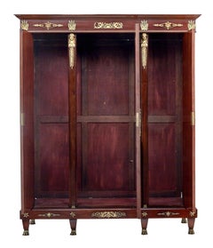 Late 19th Century French Mahogany and Ormolu Biblotheque