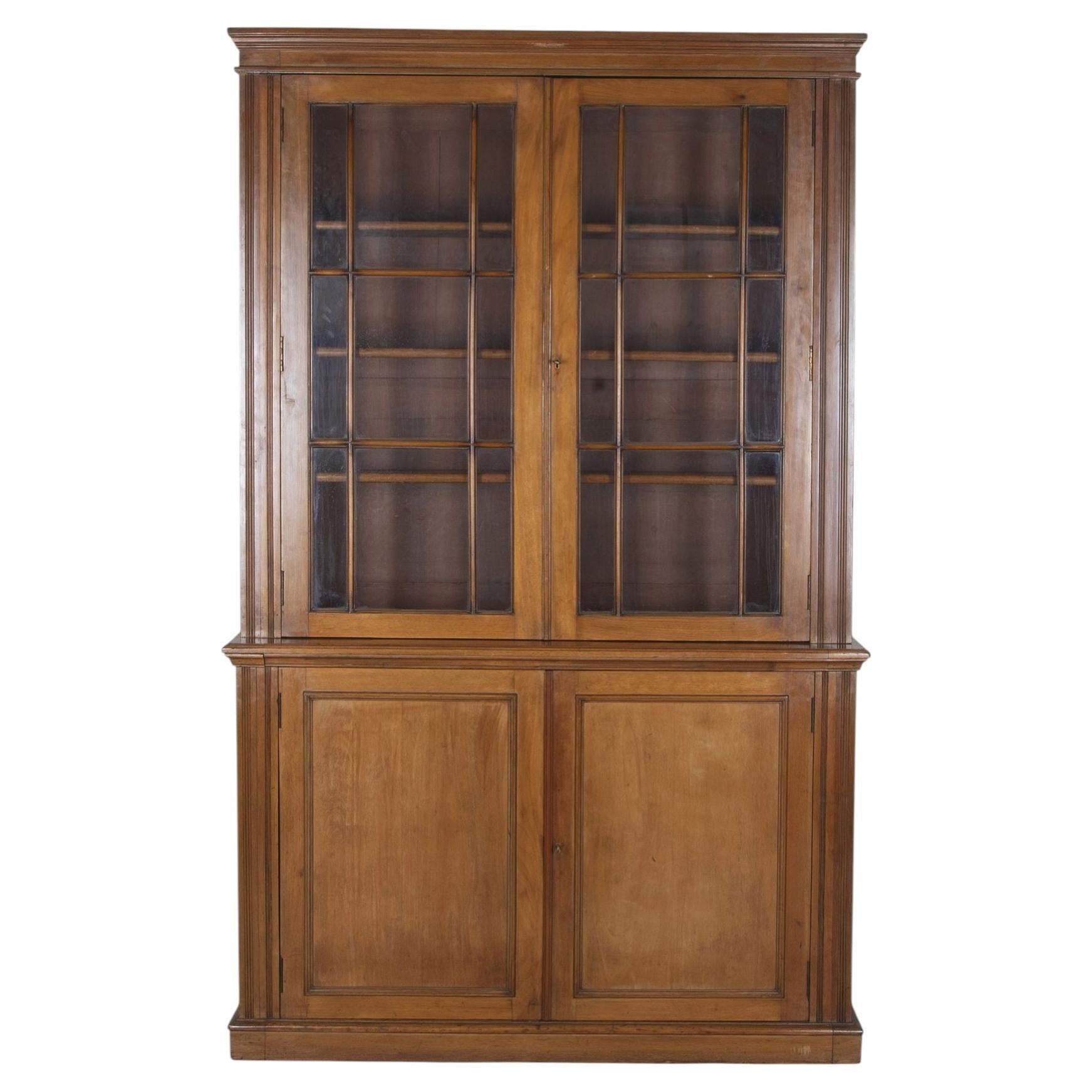 Late 19th Century French Mahogany Bookcase