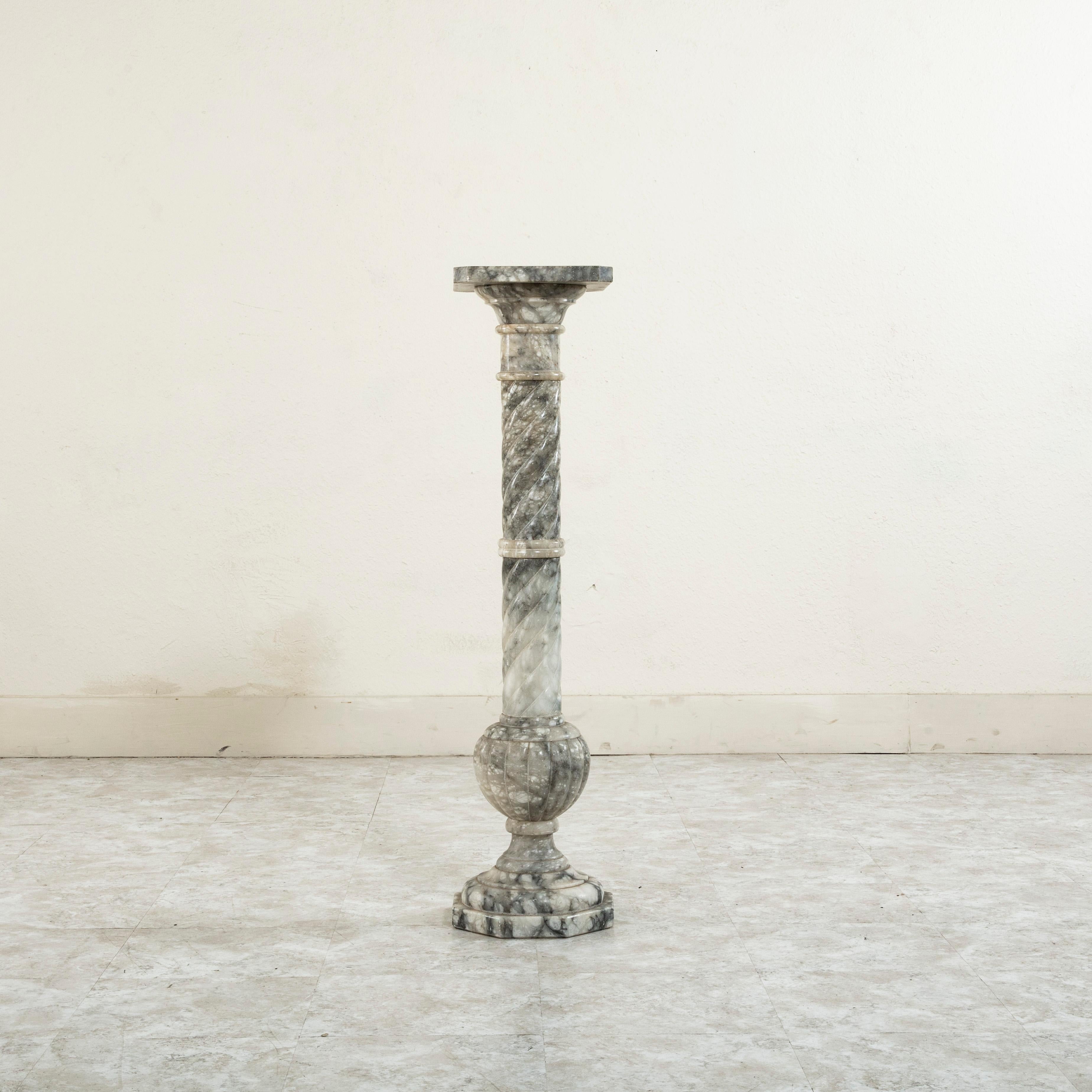 Late 19th century French Marble Column, Pedestal, or Sculpture Stand 1