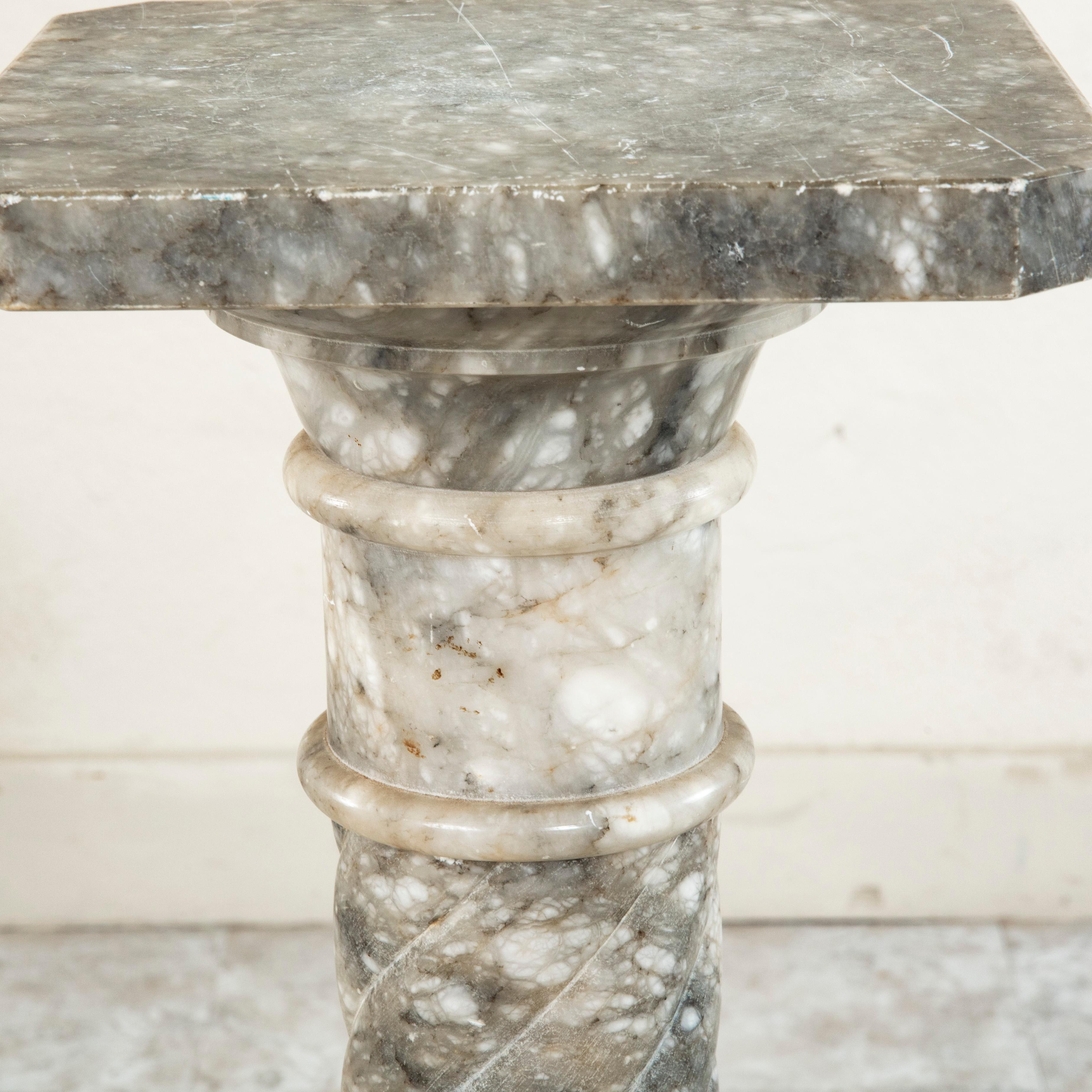 Late 19th century French Marble Column, Pedestal, or Sculpture Stand 4