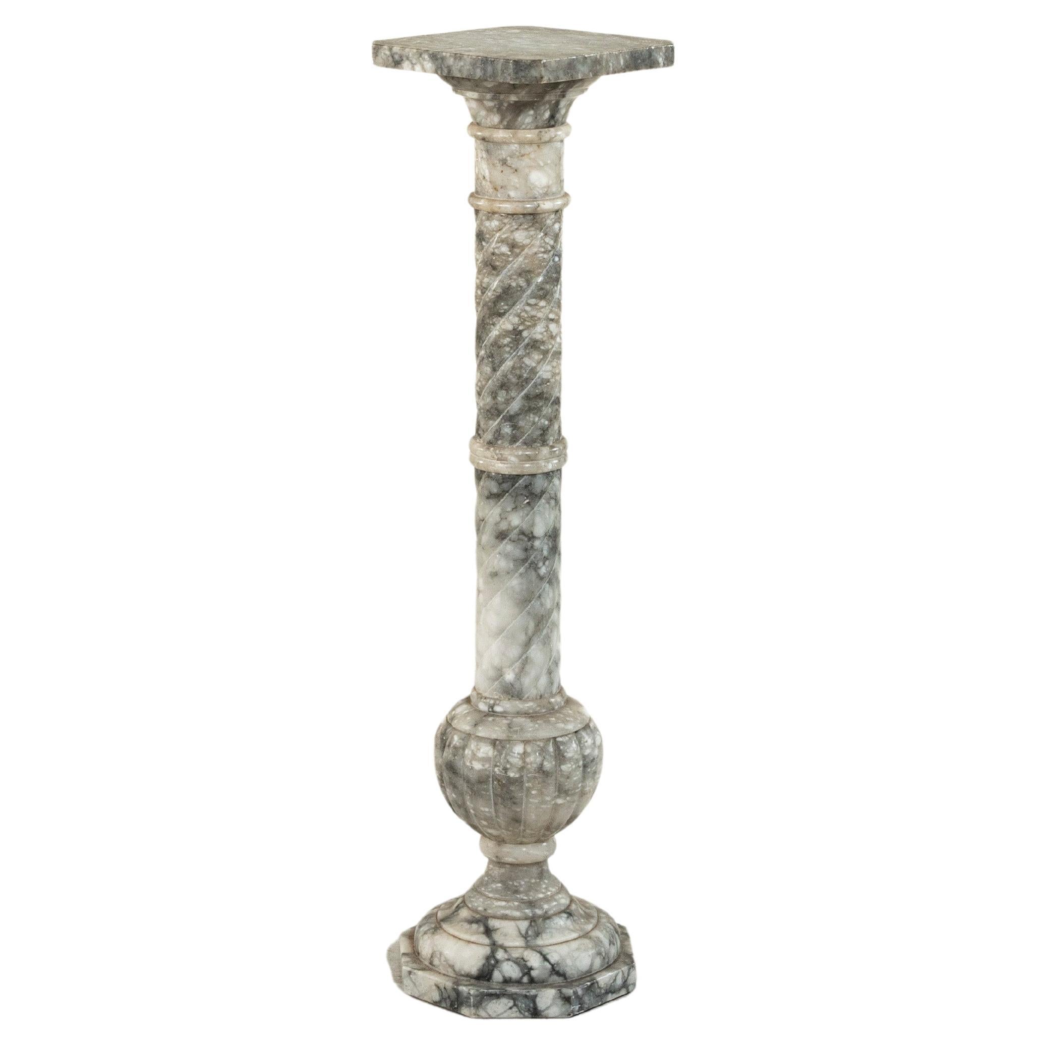 Late 19th century French Marble Column, Pedestal, or Sculpture Stand