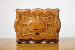 Französischer Intarsienschmuck/Schmuckkästchen aus dem späten 19. Jahrhundert, Maison Vervelle