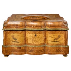 Late 19th Century French Marquetry Jewelry/Dresser Box, Maison Vervelle