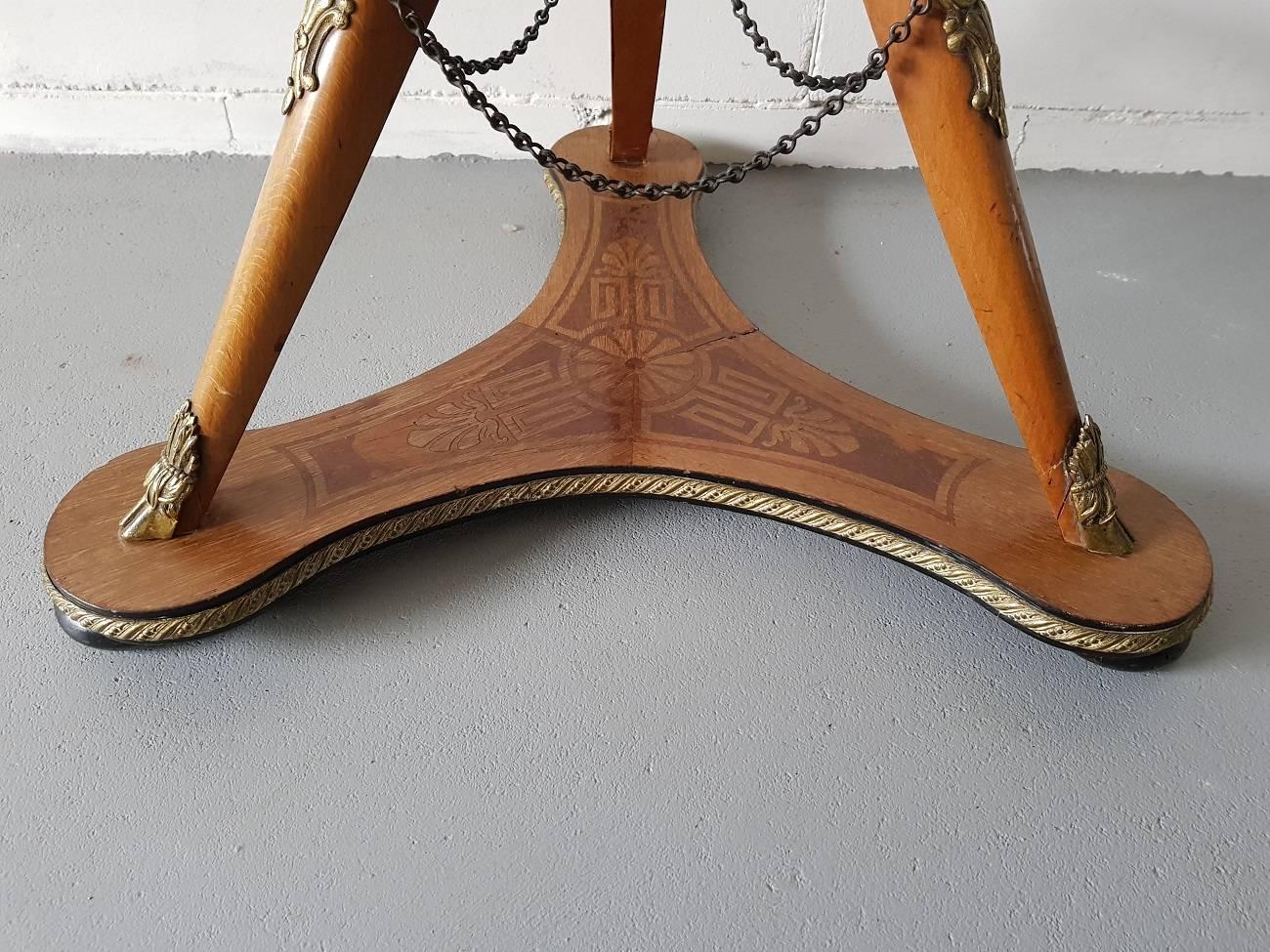 Late 19th Century French Marquetry Tilt-Top Table 4