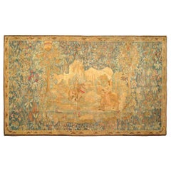 Late 19th Century French Mille Fleurs Tapestry