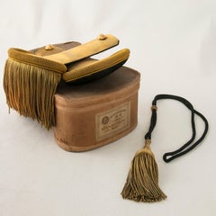 Late 19th Century French Napoleon III Period Military Epaulettes in Original Box