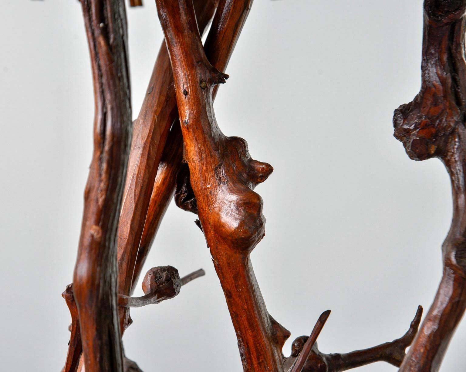 Late 19th Century French Natural Form Twig Plant Stand 3