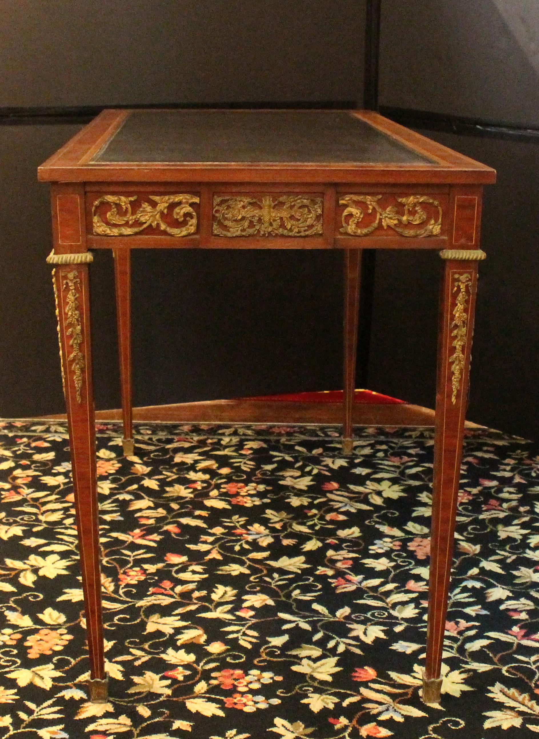 Late 19th Century French Neoclassical Bureau Plat 'Writing Table' 1