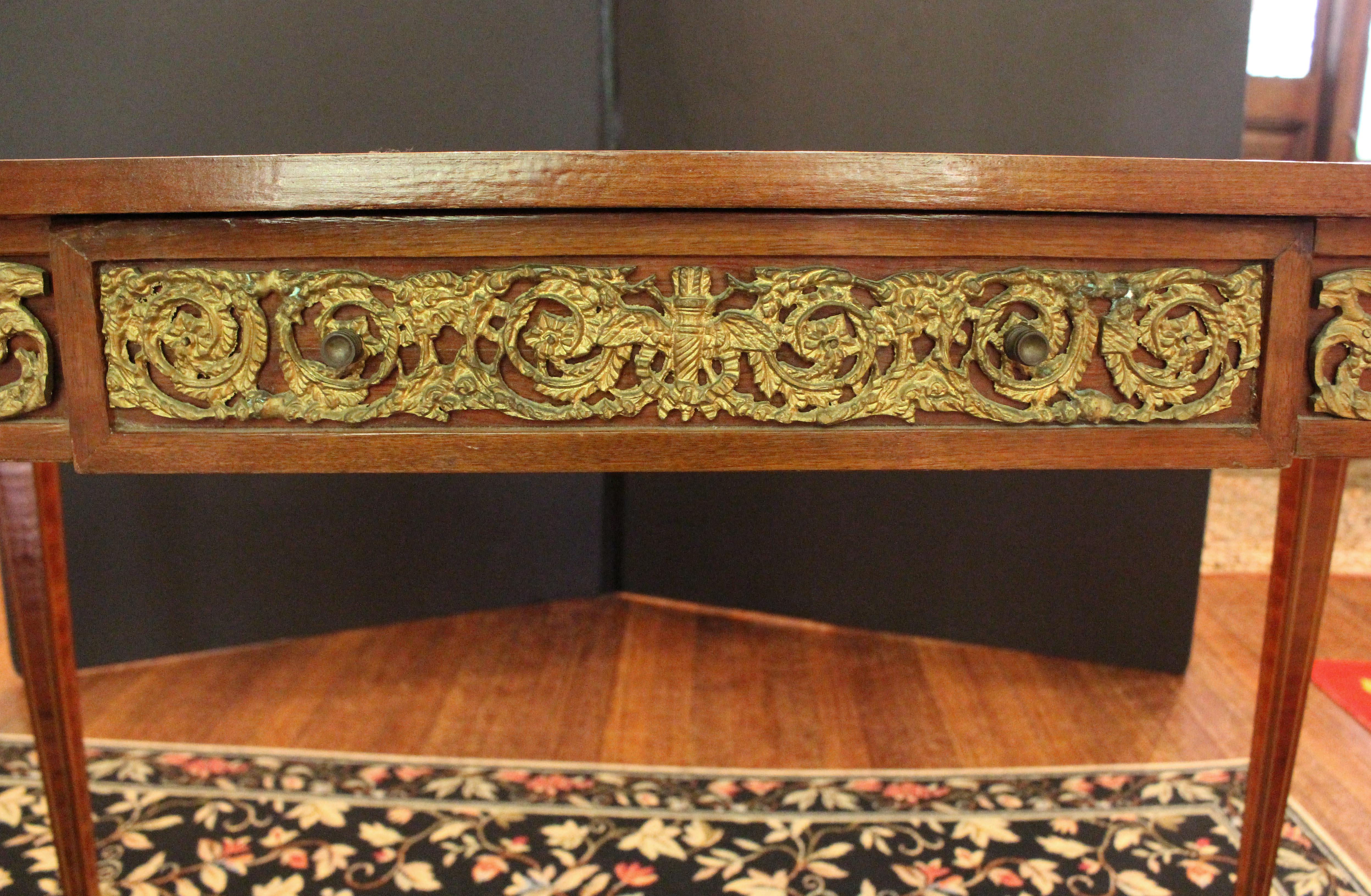 Late 19th Century French Neoclassical Bureau Plat 'Writing Table' 3
