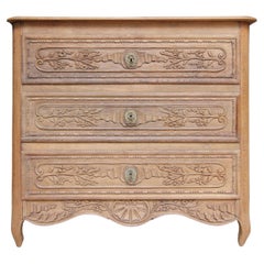 Used Late 19th Century French Oak Chest of Drawers