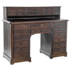 Late 19th Century French Oak Desk