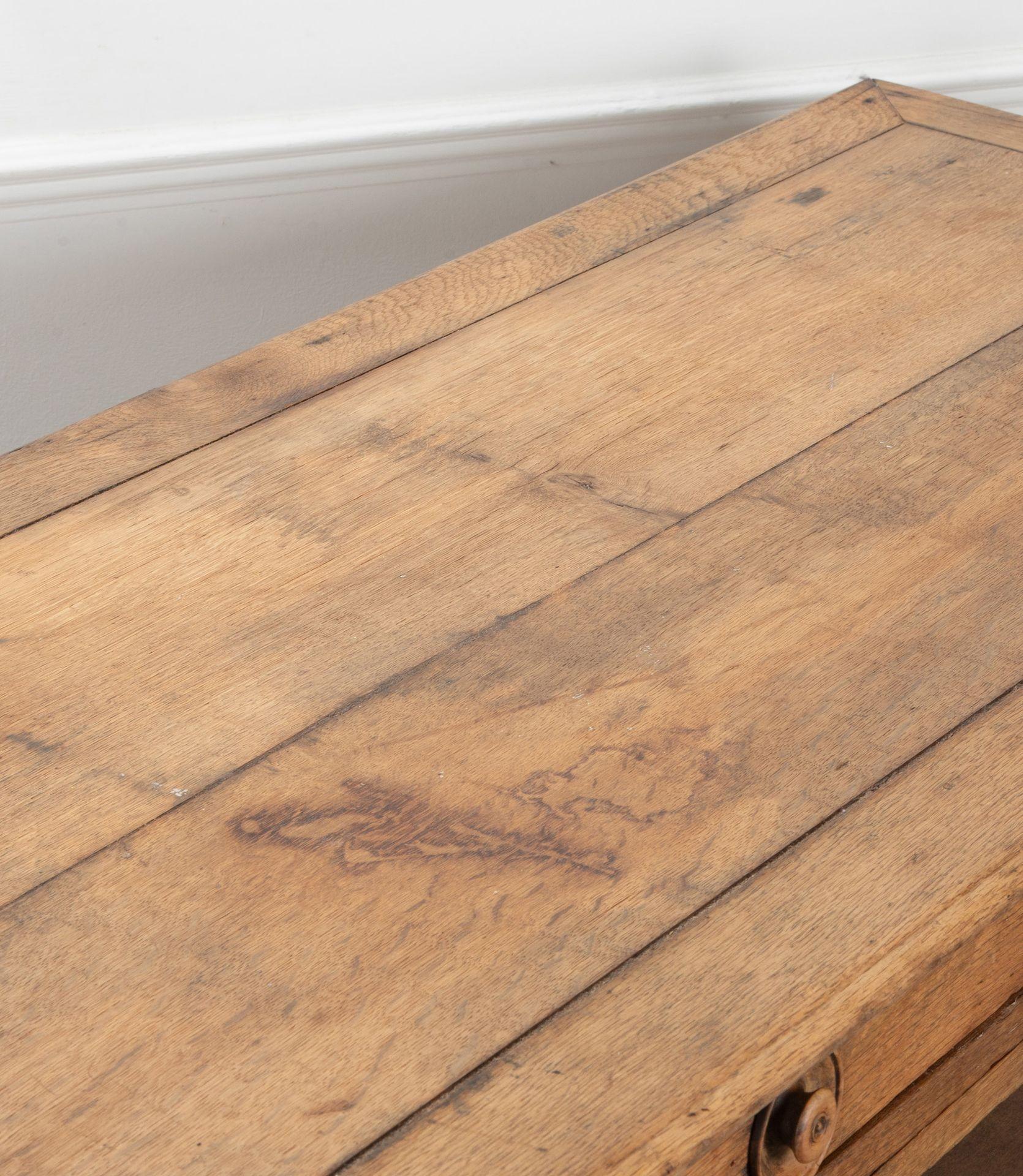 20ième siècle Table à drapiers en chêne français de la fin du 19e siècle en vente