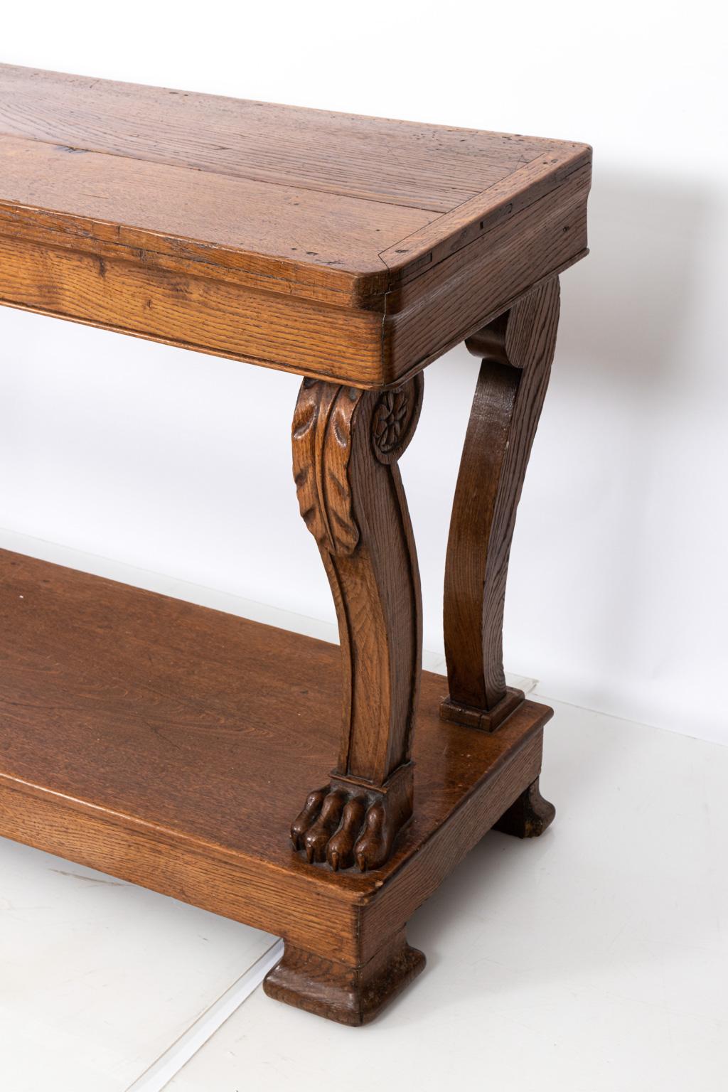 Late 19th Century French Oak Hunt Board 7