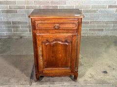 Late 19th Century French Oak Pedestal Cabinet