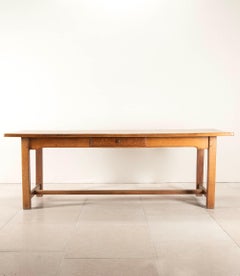 Late 19th Century French Oak Refectory Table