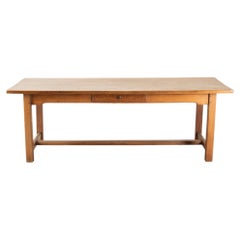 Late 19th Century French Oak Refectory Table