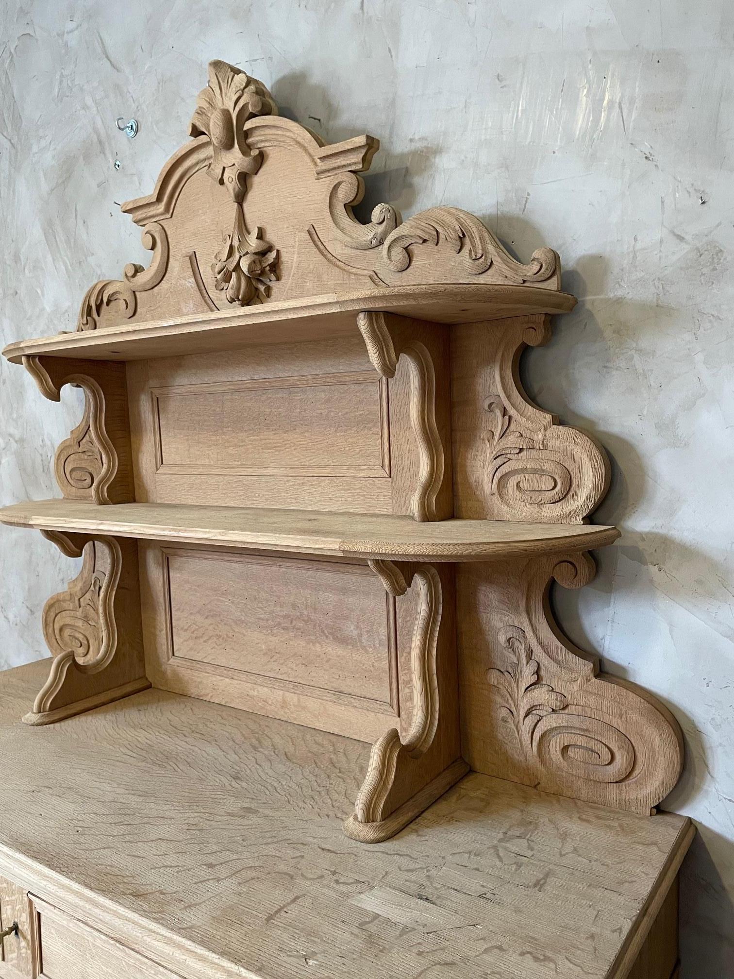 Late 19th Century French Oak Saint Hubert Buffet, 1890s 5