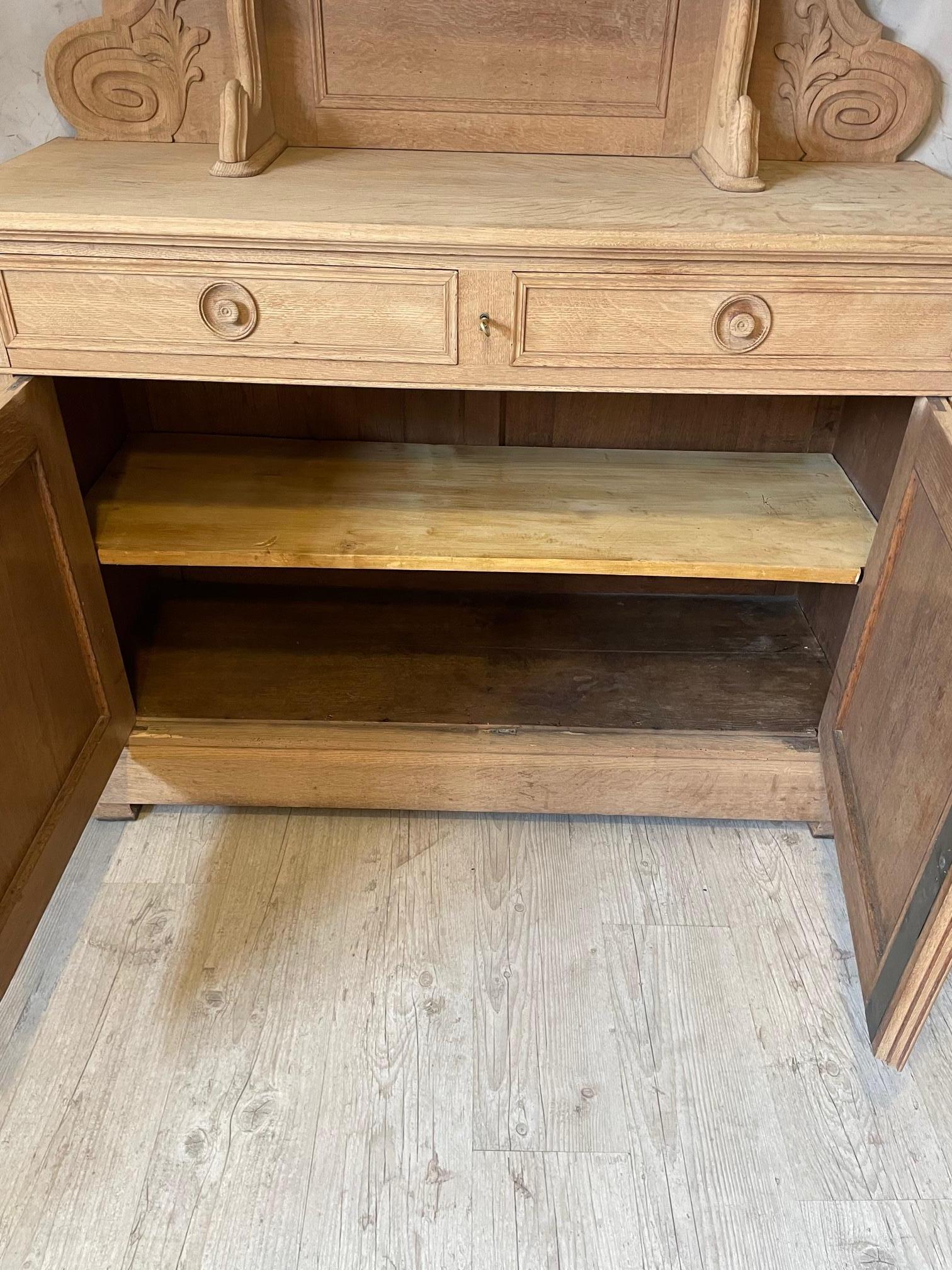 Late 19th Century French Oak Saint Hubert Buffet, 1890s 1