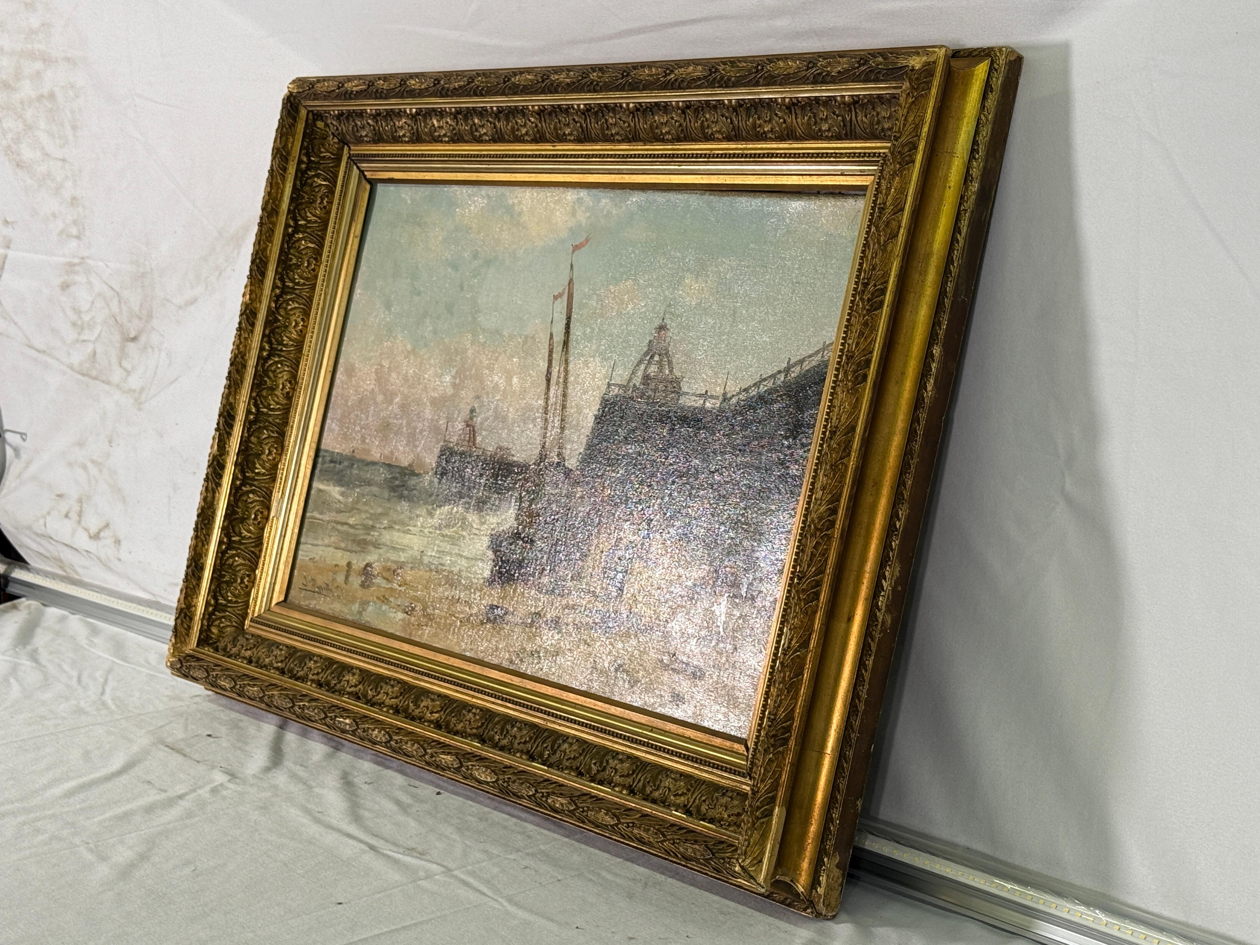 Rococo Late 19th Century French Oil Painting of 