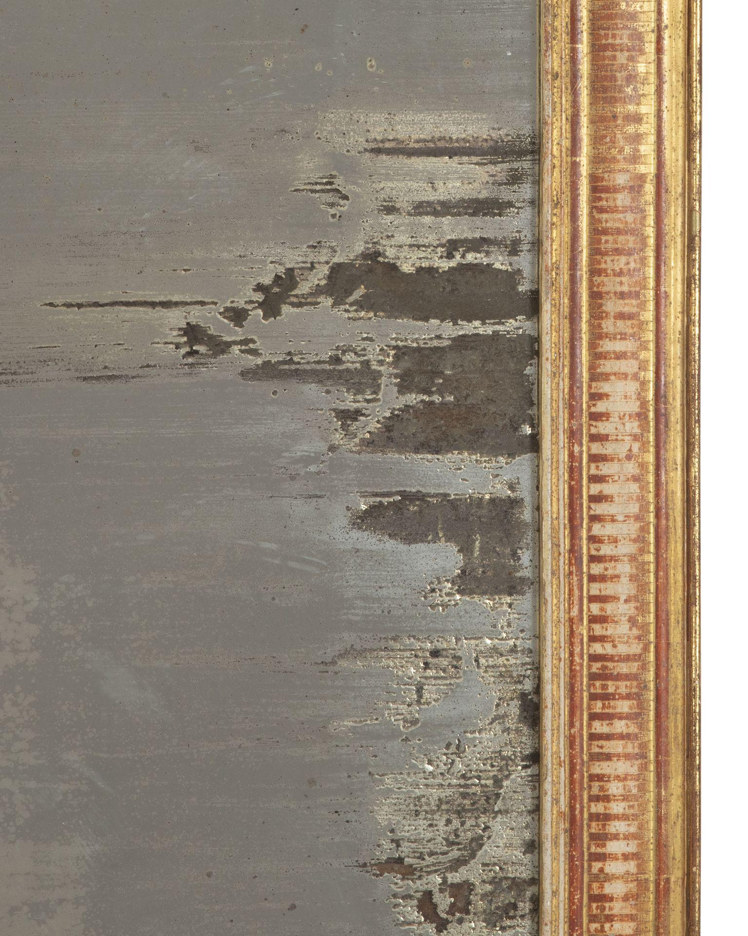 Français Miroir doré original français de la fin du 19e siècle en vente