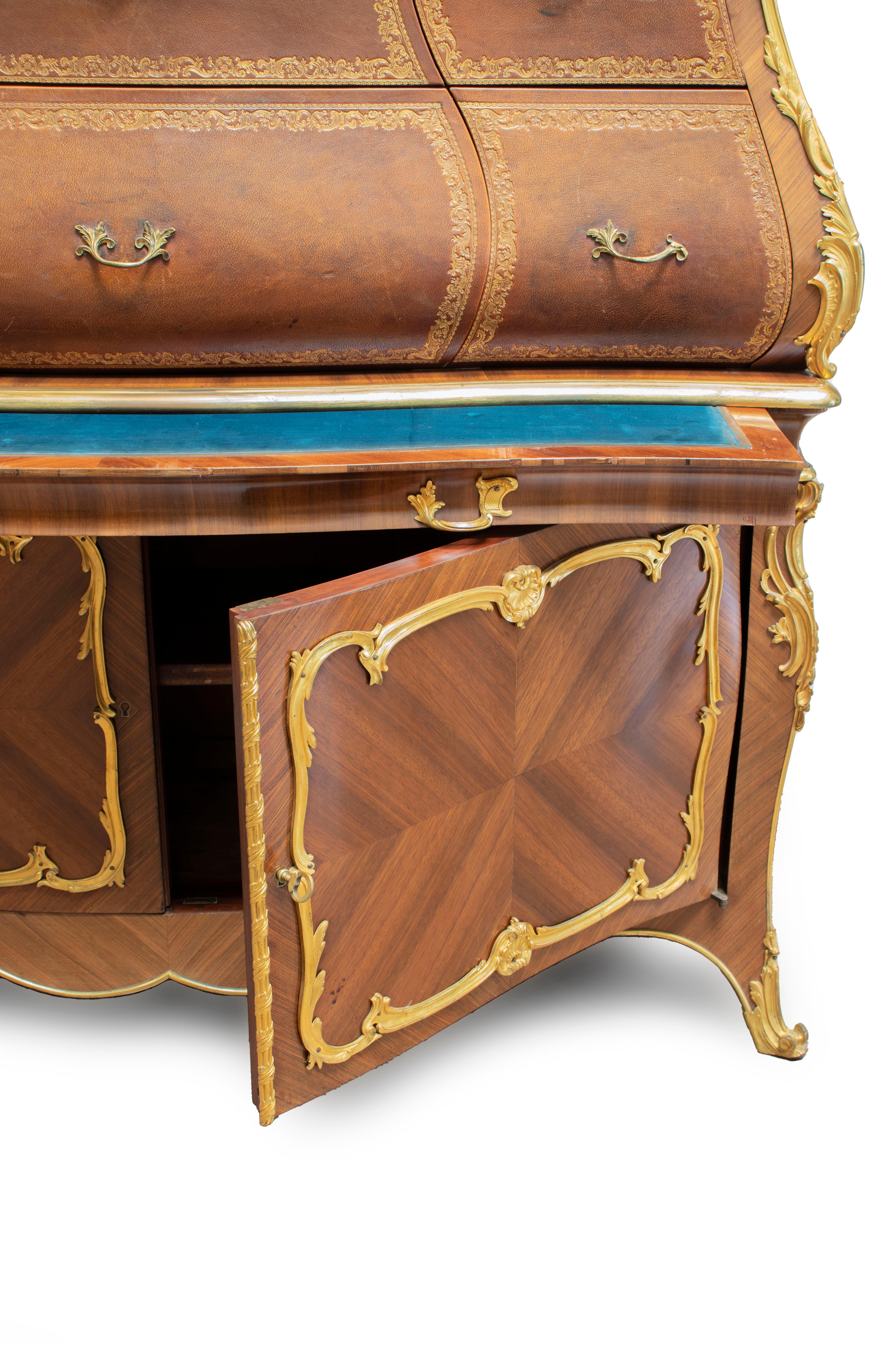 Louis XV Late 19th Century French Ormolu Mounted Marquetry Cabinet by Henry Dasson For Sale