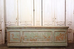 Late 19th Century French Painted Shop Counter