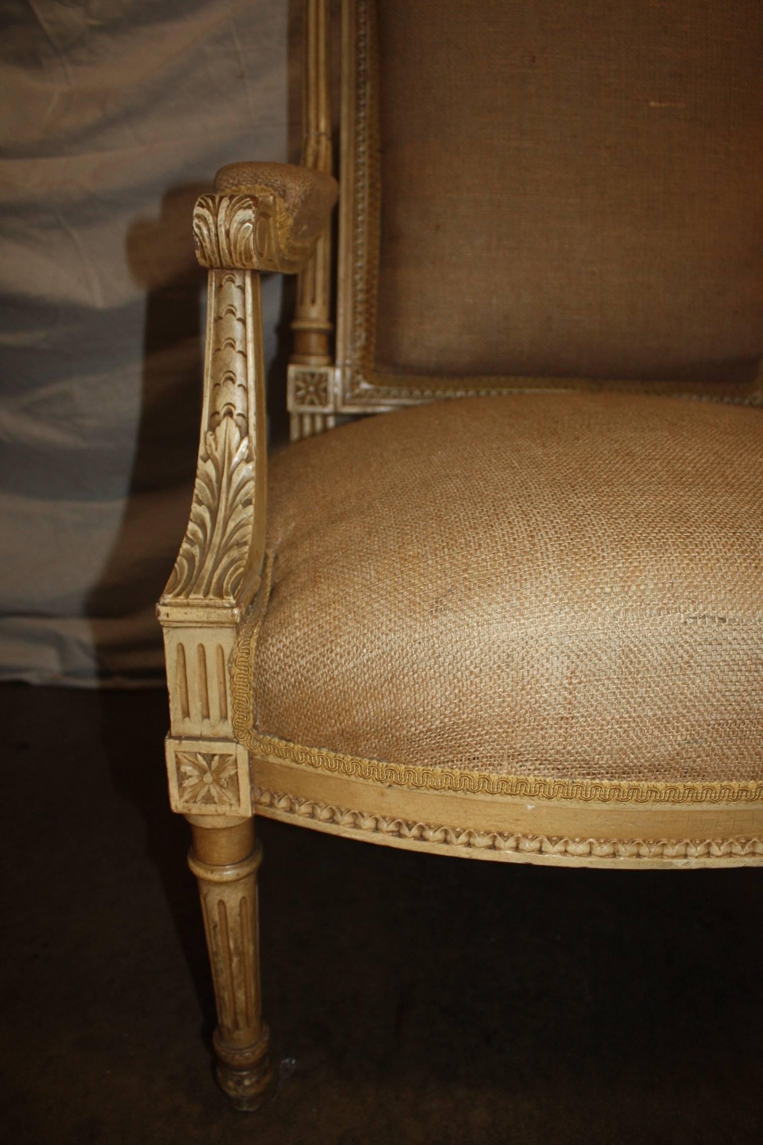 Late 19th Century French Pair of Armchairs In Good Condition In Stockbridge, GA