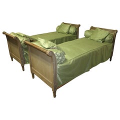 Antique Late 19th Century, French, Pair of Beds