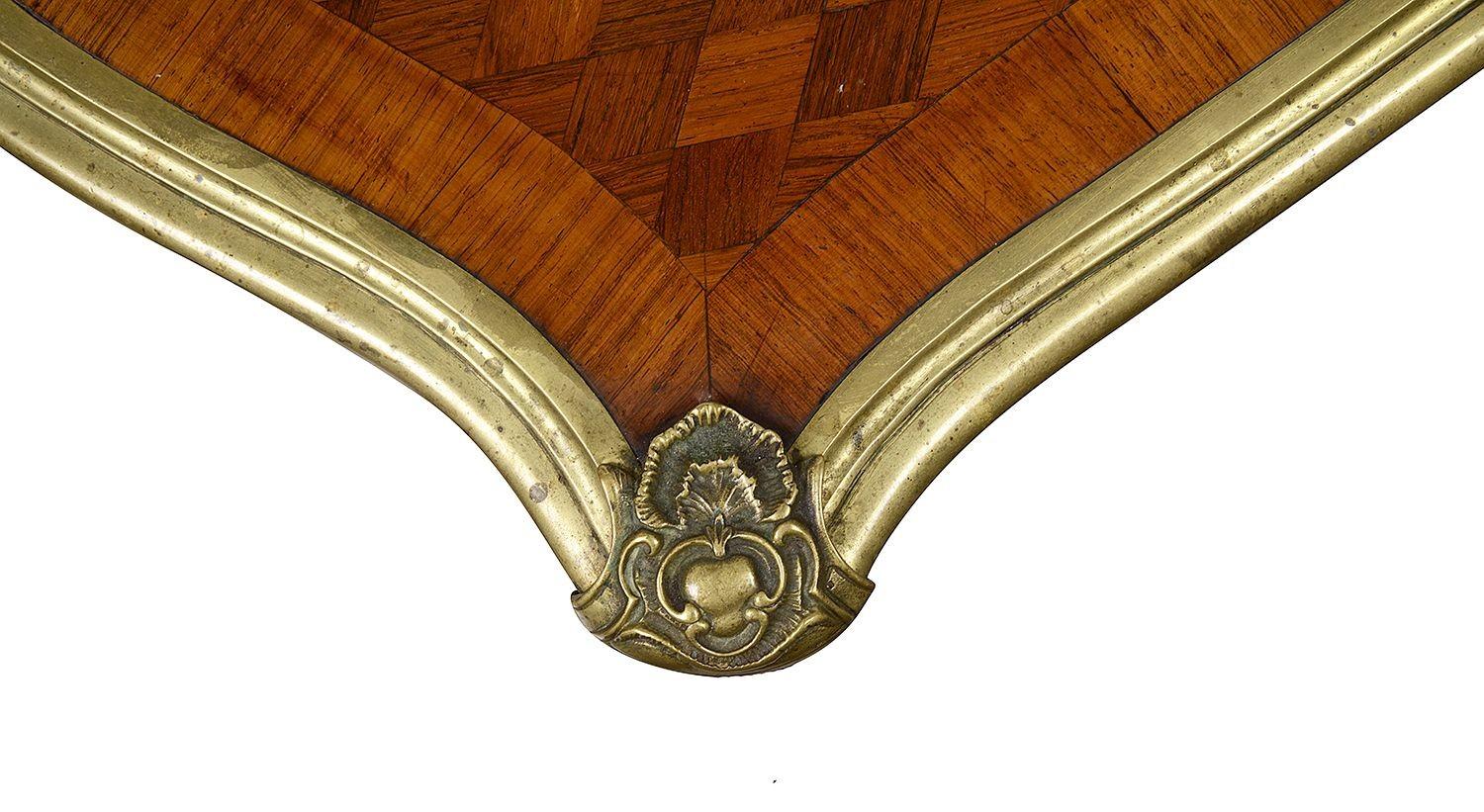 Veneer Late 19th Century French Parquetry Inalid Side / Coffee Table For Sale