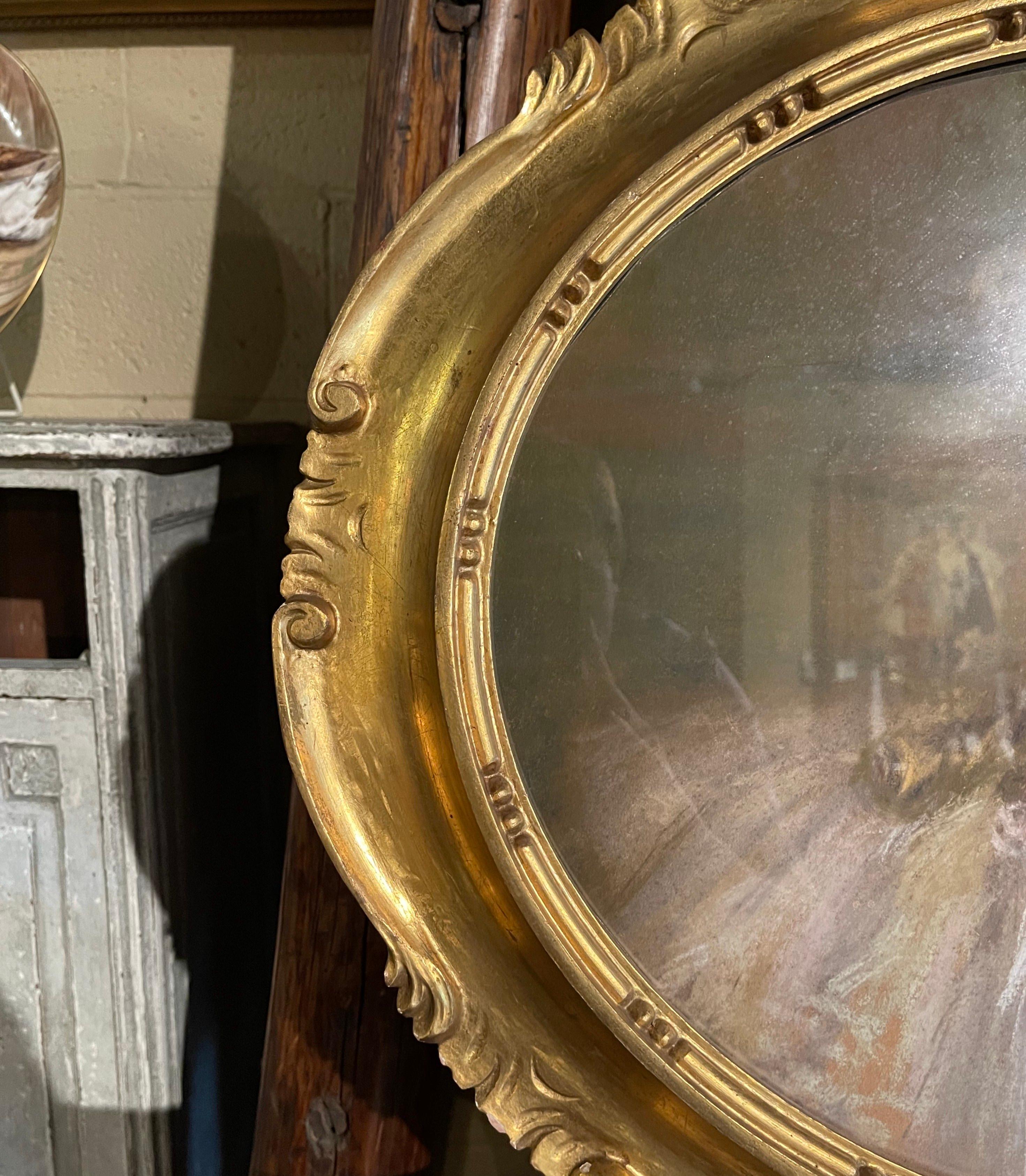 Spätes 19. Jahrhundert Französisch Pastell Porträt eines jungen Mädchens in Oval vergoldeten Rahmen im Angebot 1